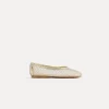 forte_forte Chaussures^ballerines en résille et strass stone