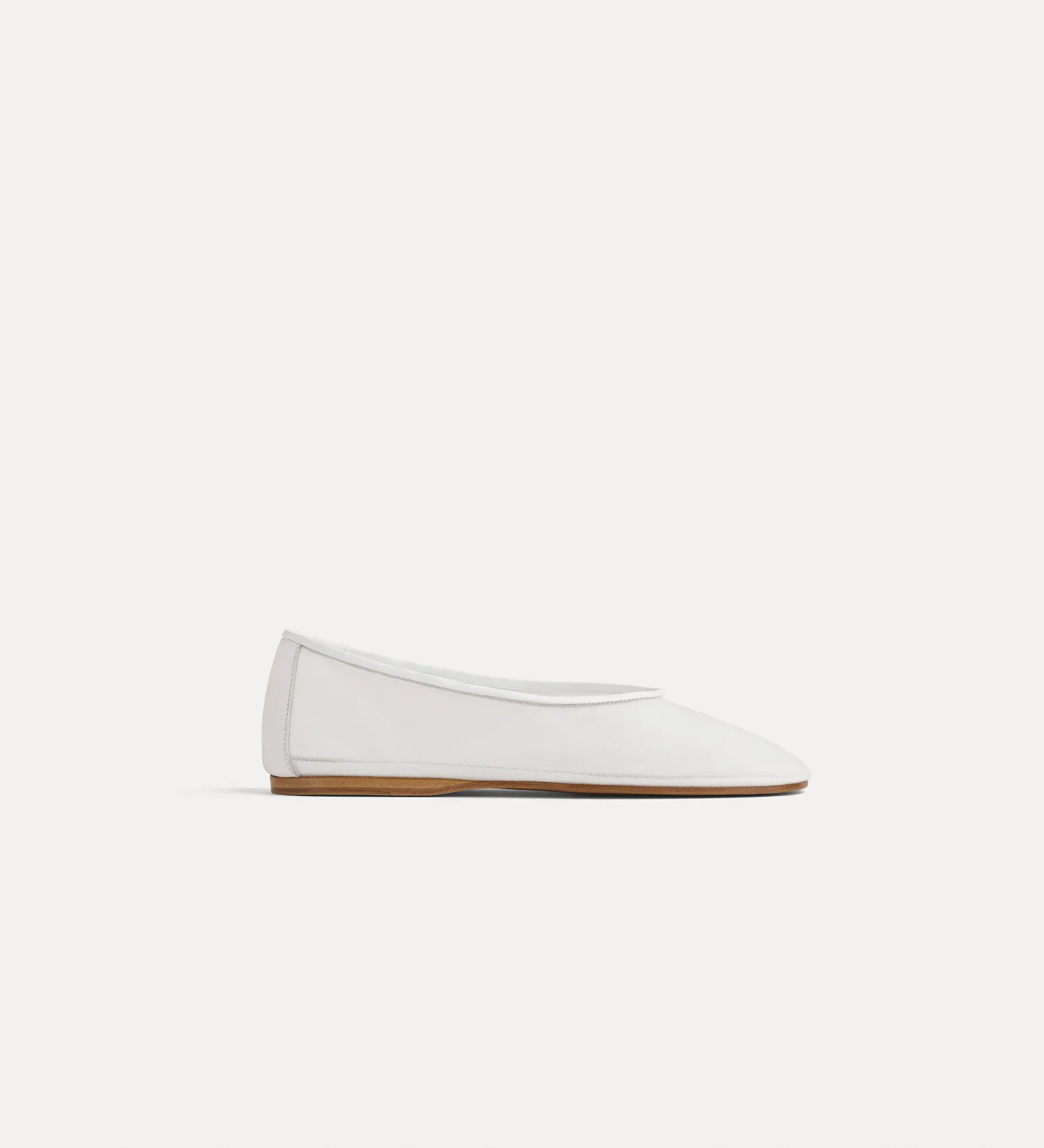 forte_forte Chaussures^ballerines en tulle bianco