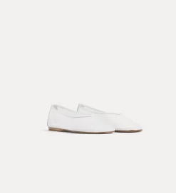 forte_forte Chaussures^ballerines en tulle bianco