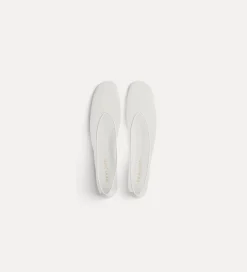 forte_forte Chaussures^ballerines en tulle bianco