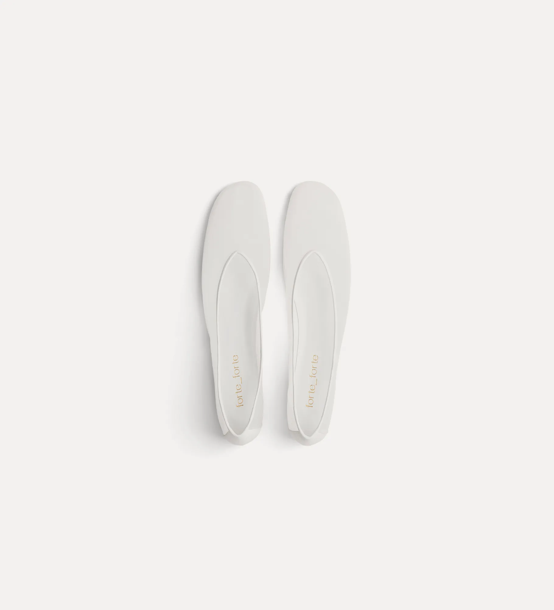 forte_forte Chaussures^ballerines en tulle bianco