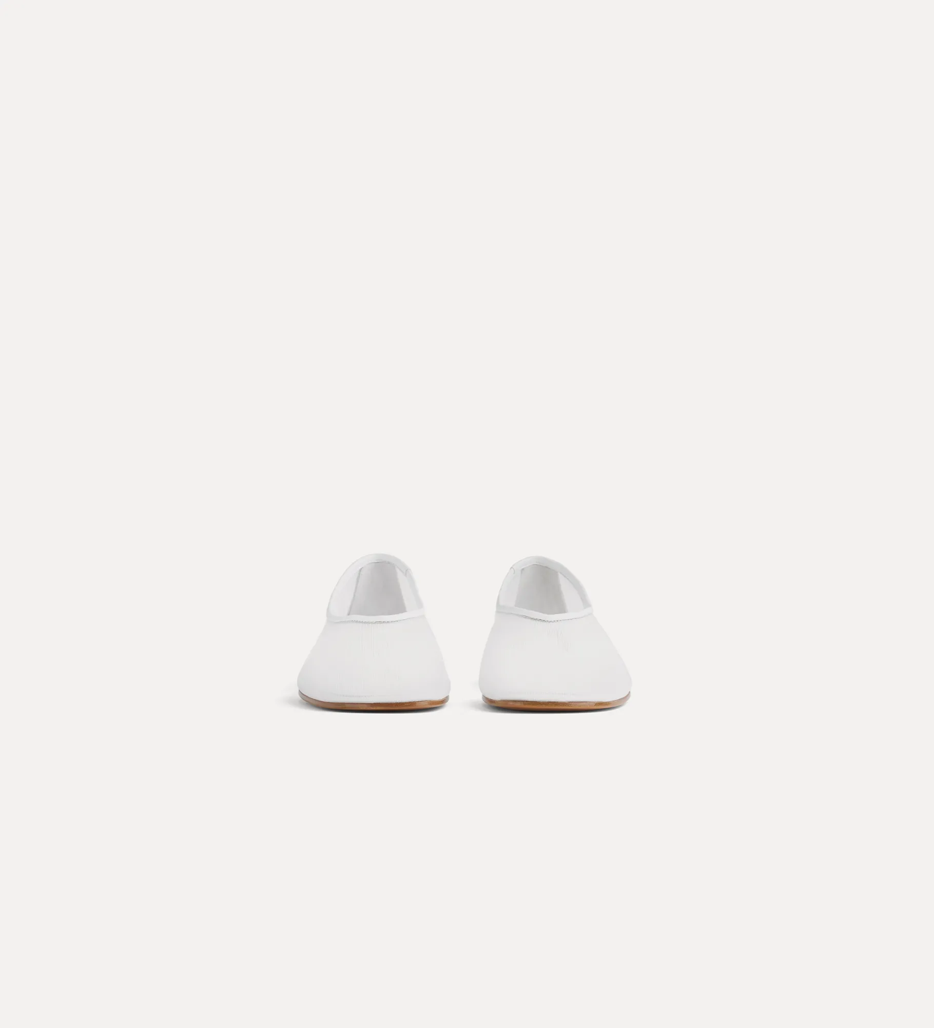 forte_forte Chaussures^ballerines en tulle bianco