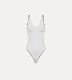 forte_forte Tenue De Plage Et Lingerie^body en jersey bianco