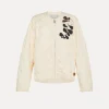forte_forte Manteaux^bomber avec broderie ivory