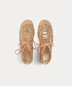 forte_forte Chaussures^botte à cheville chic tissée à la main rose gold