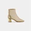 forte_forte Chaussures^bottines chics en résille de strass nude