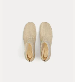 forte_forte Chaussures^bottines chics en résille de strass nude