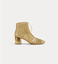 forte_forte Chaussures^bottines chics tressées à la main warm gold