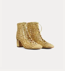forte_forte Chaussures^bottines chics tressées à la main warm gold