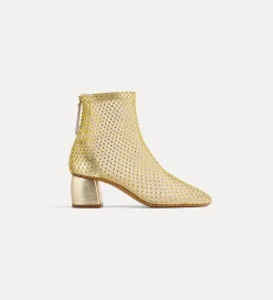 forte_forte Chaussures^bottines en résille et strass reflex