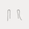 forte_forte Bijoux^boucles d'oreille en goutte avec cristaux crystal