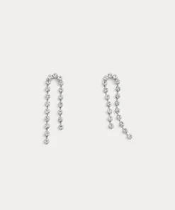 forte_forte Bijoux^boucles d'oreille en goutte avec cristaux crystal