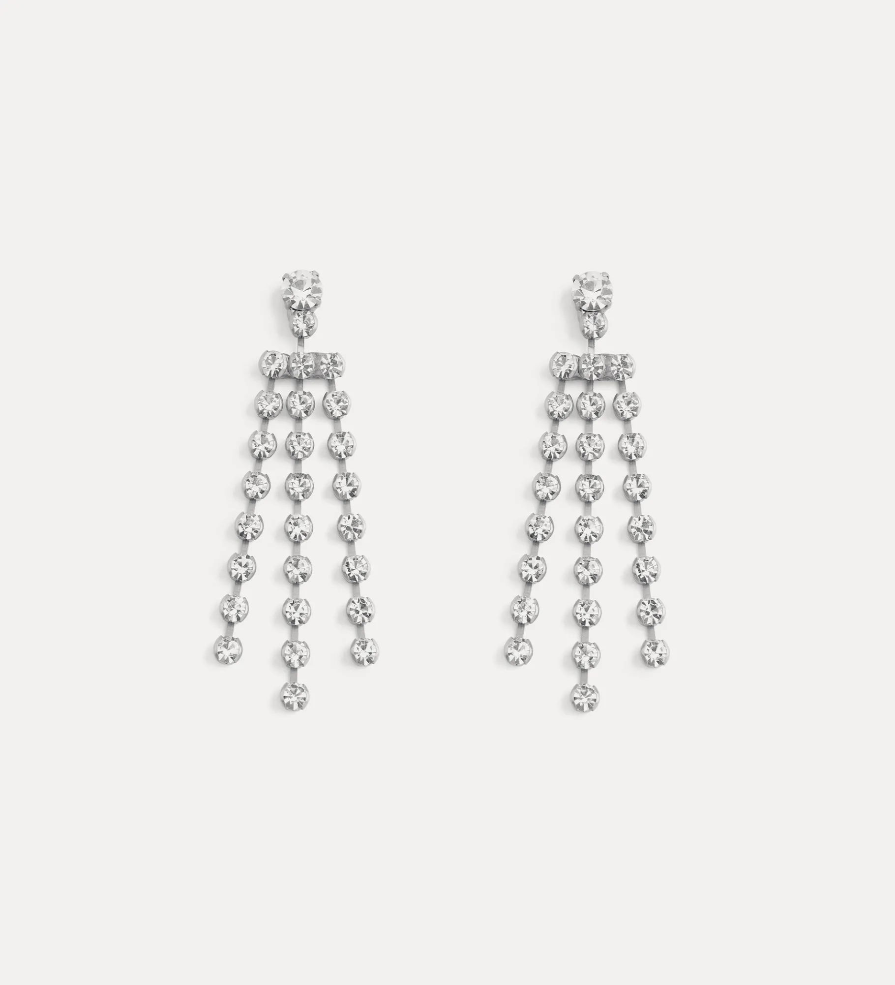 forte_forte Bijoux^boucles d'oreille en goutte avec cristaux crystal