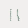 forte_forte Bijoux^boucles d'oreille pendantes avec cristaux ice lime