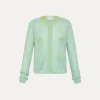 forte_forte Tricots^cardigan en alpaga bleu ciel breeze
