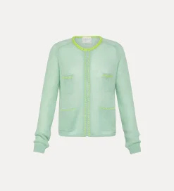 forte_forte Tricots^cardigan en alpaga bleu ciel breeze