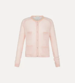 forte_forte Tricots^cardigan en alpaga oyster