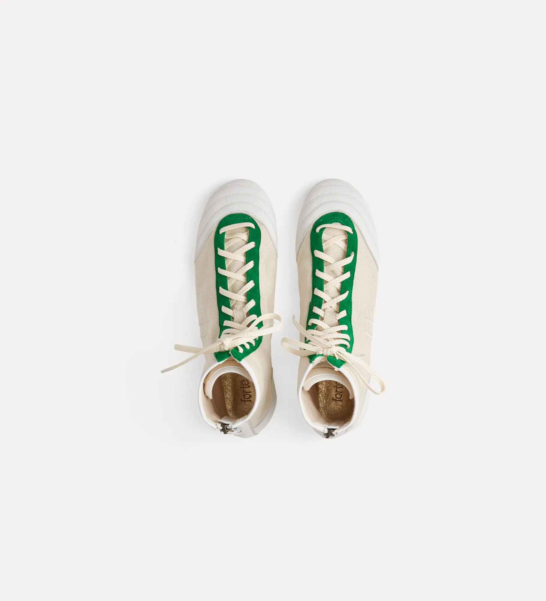 forte_forte Chaussures^chaussures montantes en toile canvas