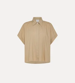 forte_forte Chemises^chemise à coupe boxy dune