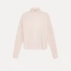 forte_forte Chemises^chemise à coupe boxy en popeline oyster