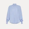 forte_forte Chemises^chemise à coupe masculine nuage