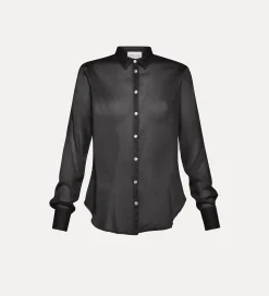 forte_forte Chemises^chemise à coupe regular nero