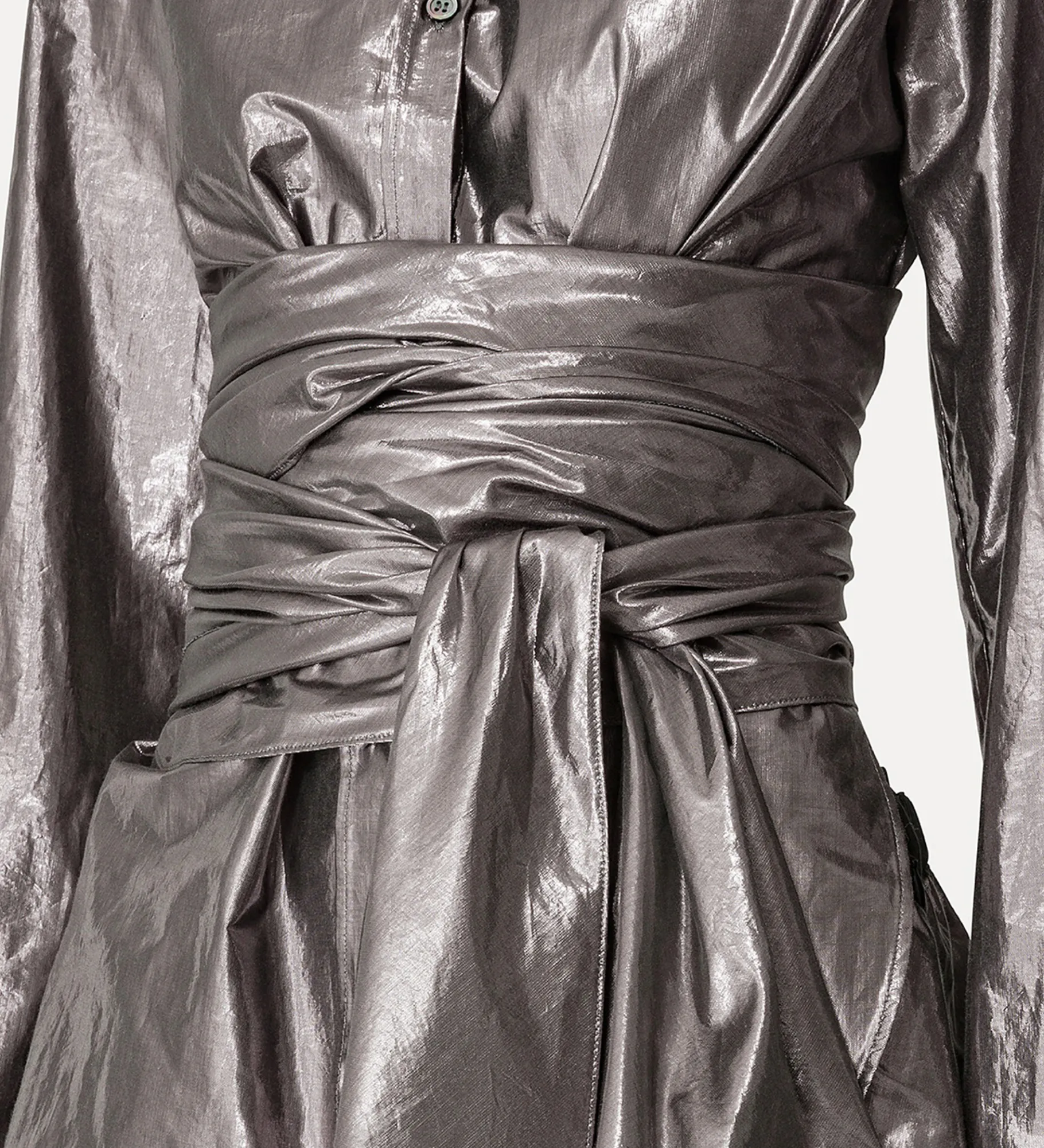 forte_forte Chemises^chemise avec nœud ombra
