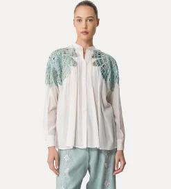 forte_forte Chemises^chemise bohème avec incrustation rugiada