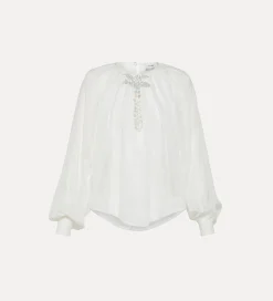 forte_forte Chemises^chemise bohème blanche bianco
