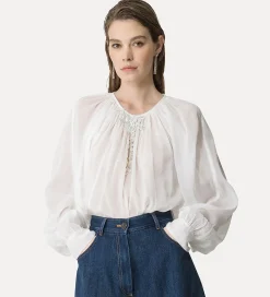forte_forte Chemises^chemise bohème blanche bianco