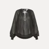 forte_forte Chemises^chemise bohème noire nero