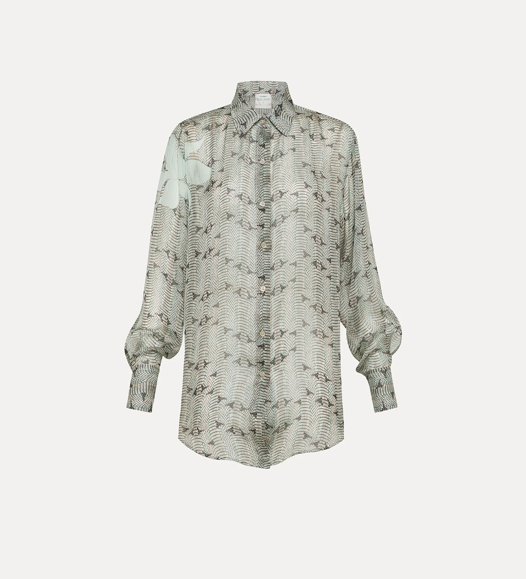 forte_forte Chemises^chemise en chiffon de soie breeze