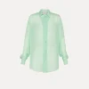forte_forte Chemises^chemise en chiffon pour femme mint
