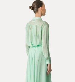 forte_forte Chemises^chemise en chiffon pour femme mint