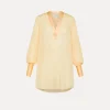 forte_forte Chemises^chemise en lin et soie sole