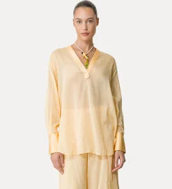 forte_forte Chemises^chemise en lin et soie sole