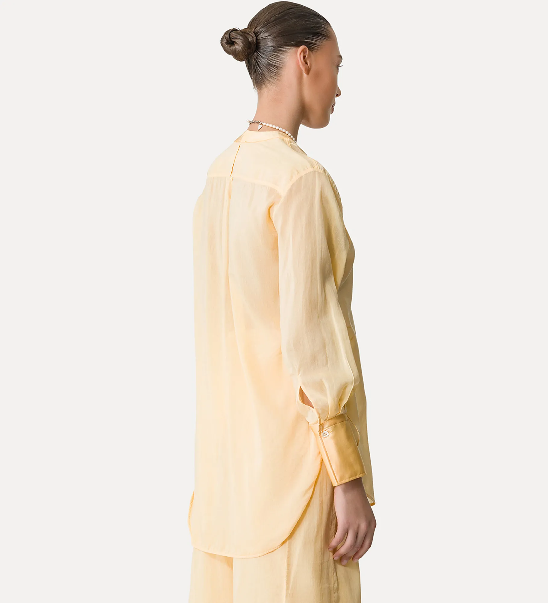 forte_forte Chemises^chemise en lin et soie sole