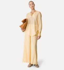 forte_forte Chemises^chemise en lin et soie sole