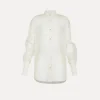 forte_forte Chemises^chemise en organza de soie giglio