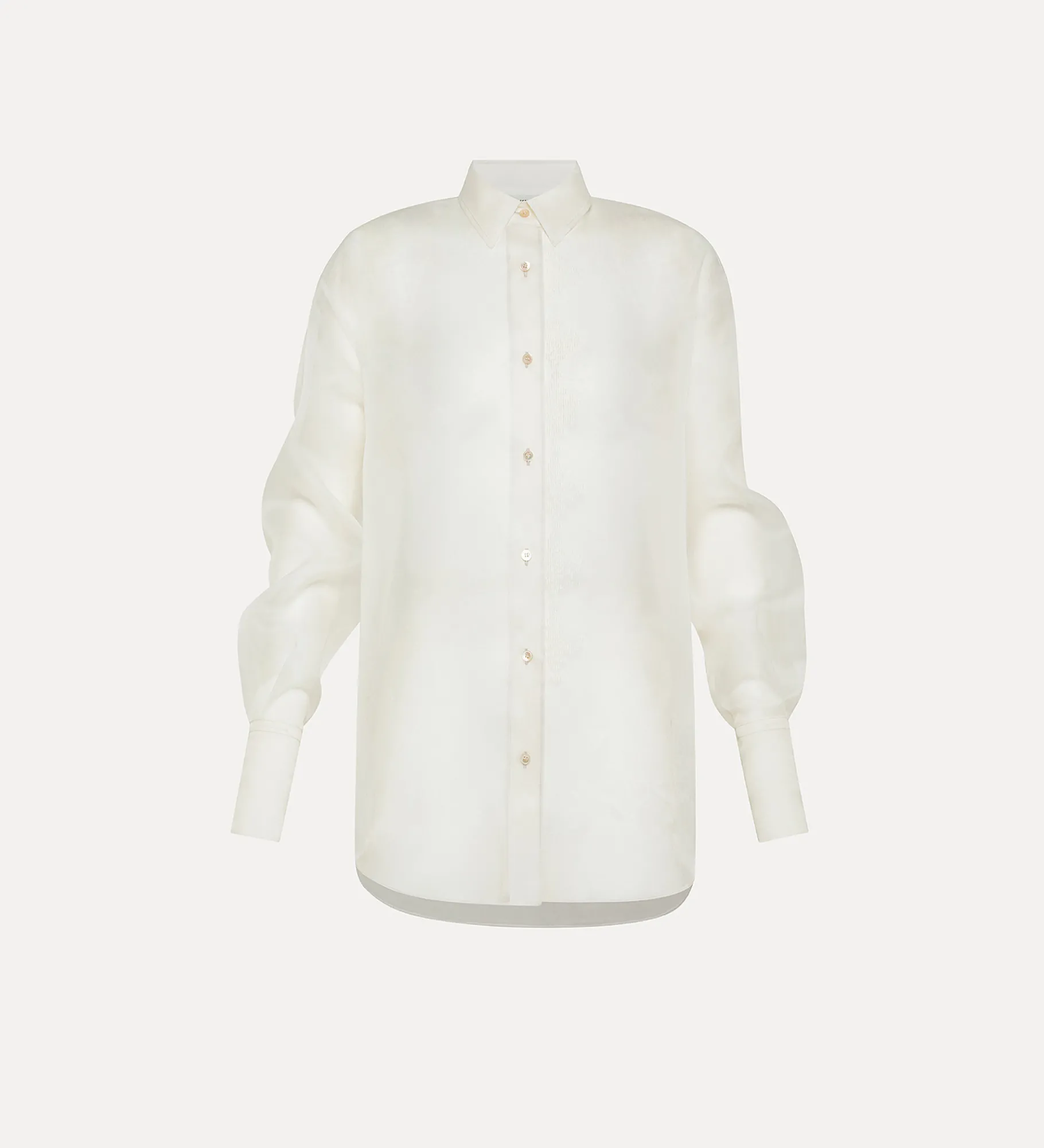 forte_forte Chemises^chemise en organza de soie giglio