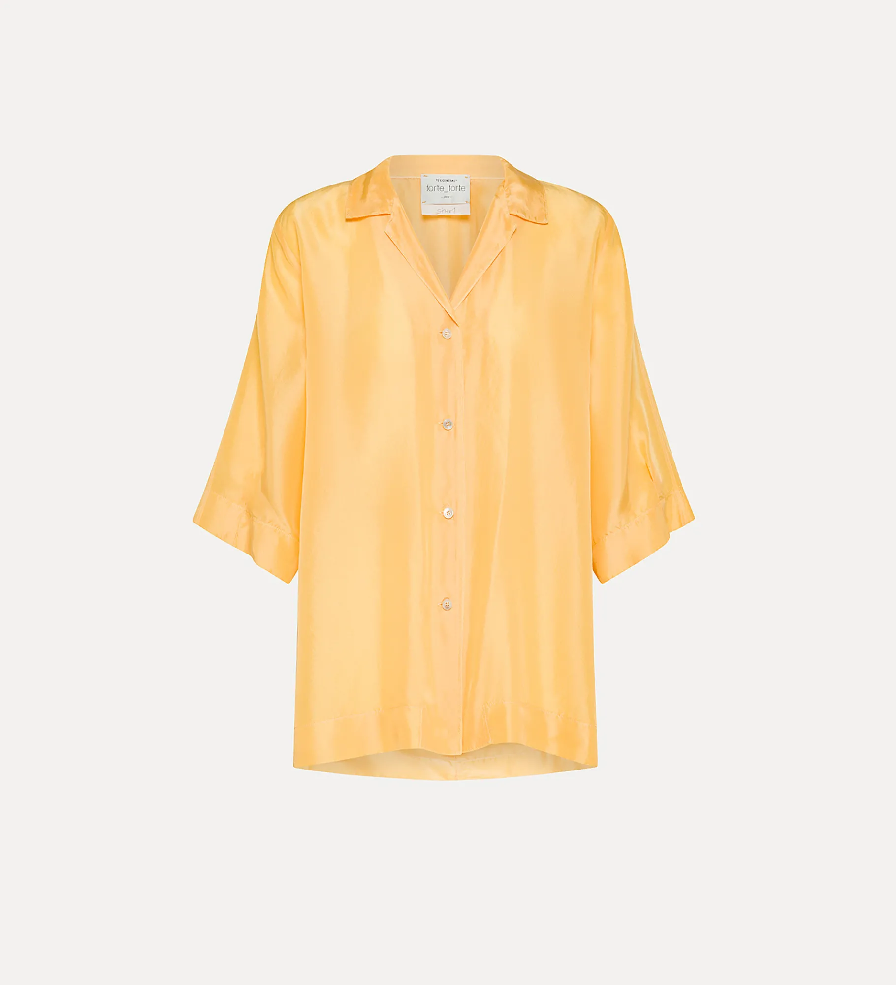 forte_forte Chemises^chemise essential en soie habotai sole