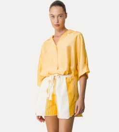 forte_forte Chemises^chemise essential en soie habotai sole