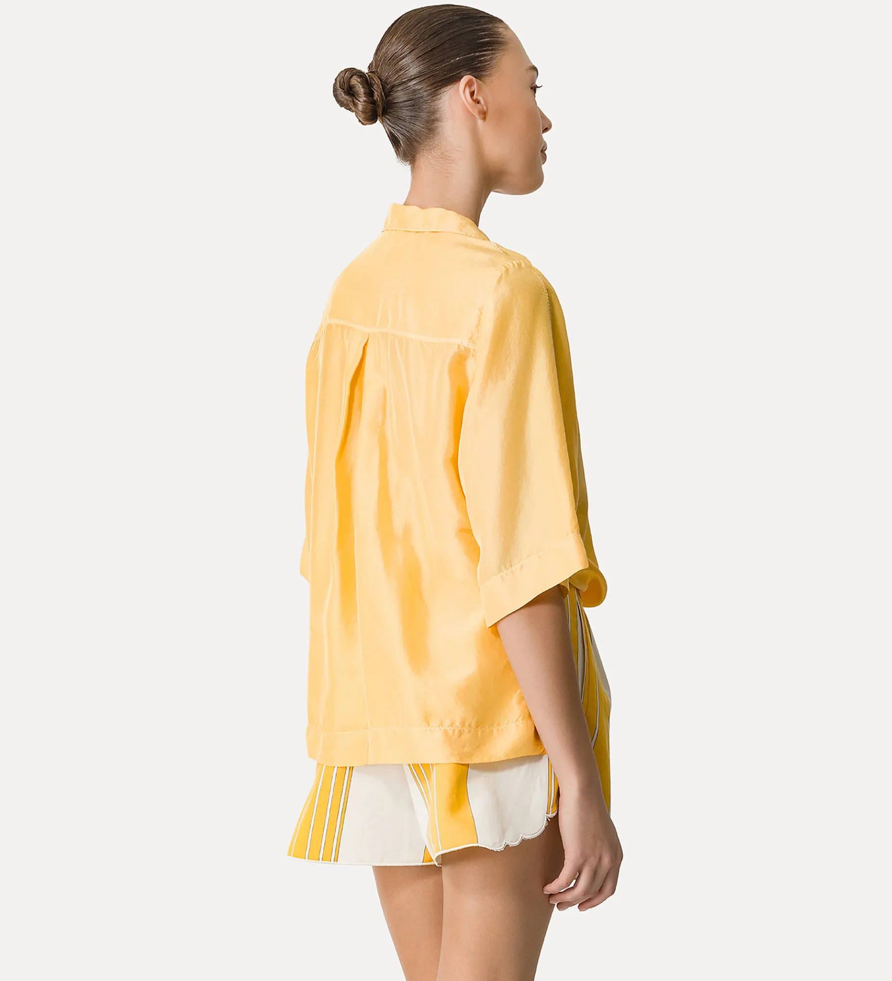 forte_forte Chemises^chemise essential en soie habotai sole