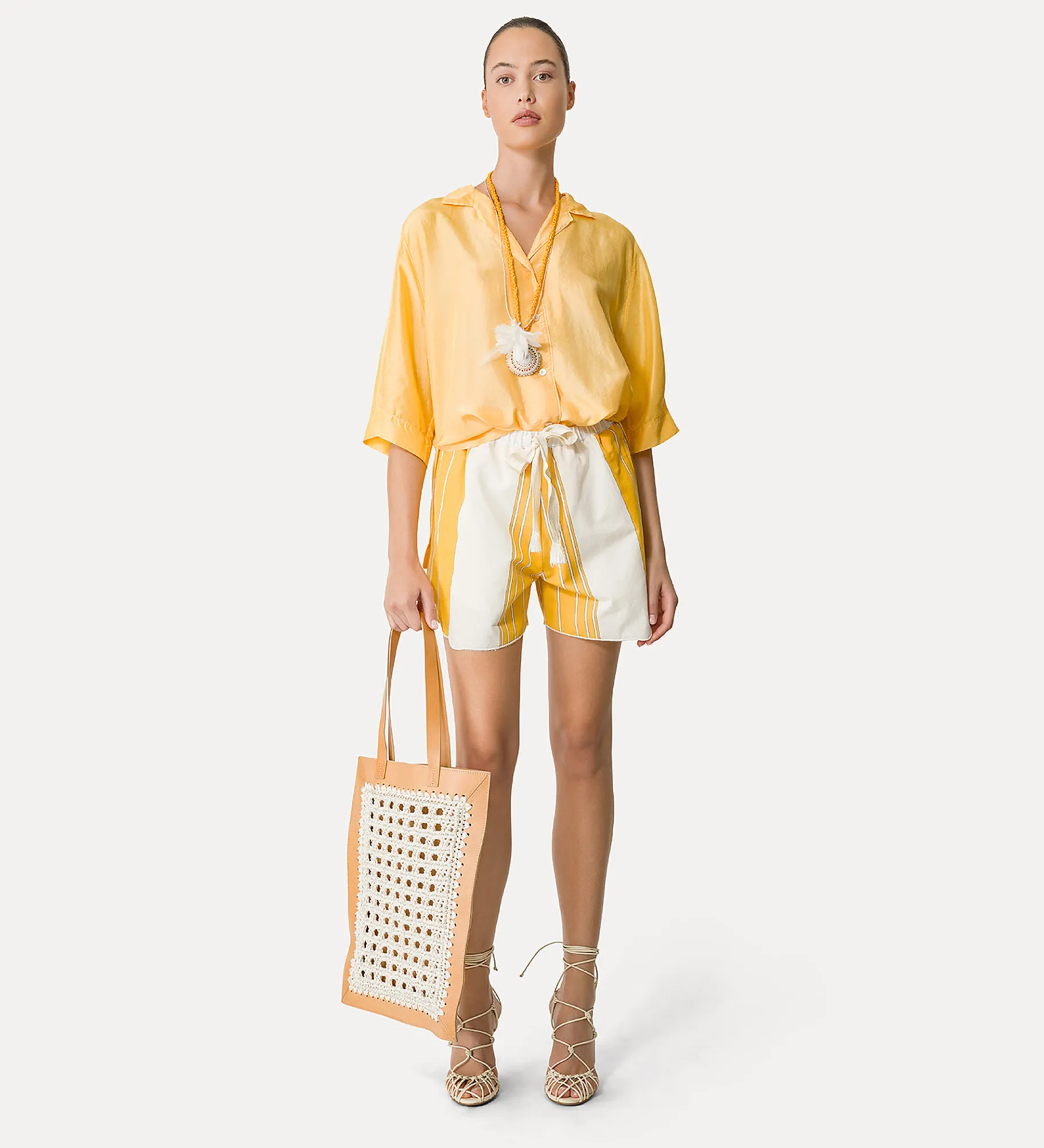 forte_forte Chemises^chemise essential en soie habotai sole
