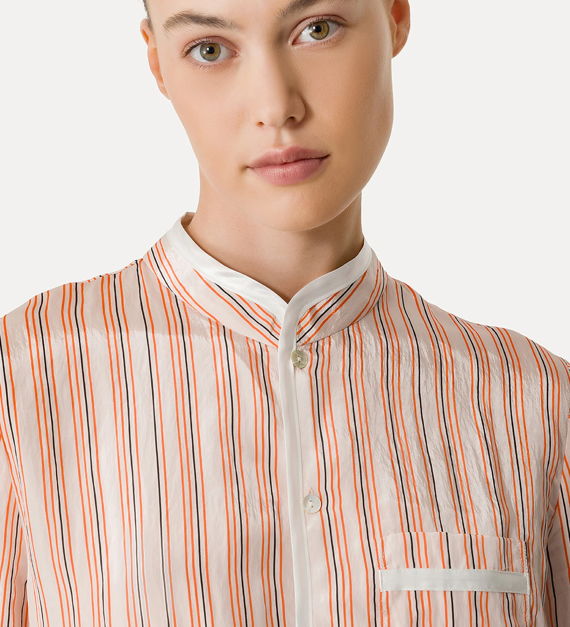 forte_forte Chemises^chemise mao à rayures pistillo