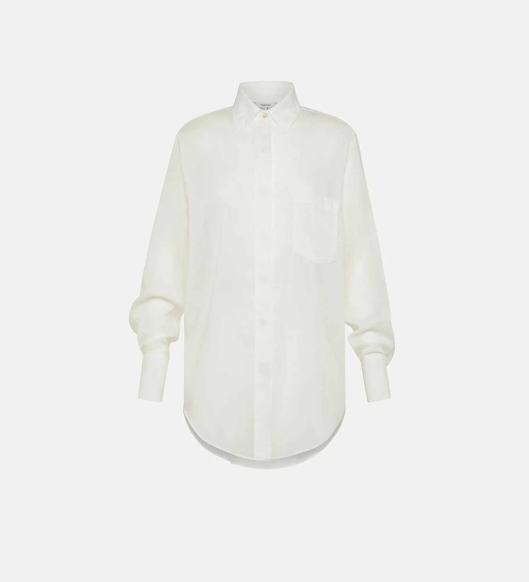 forte_forte Chemises^chemise oversize bianco