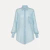 forte_forte Chemises^chemise oversize en voile nuage