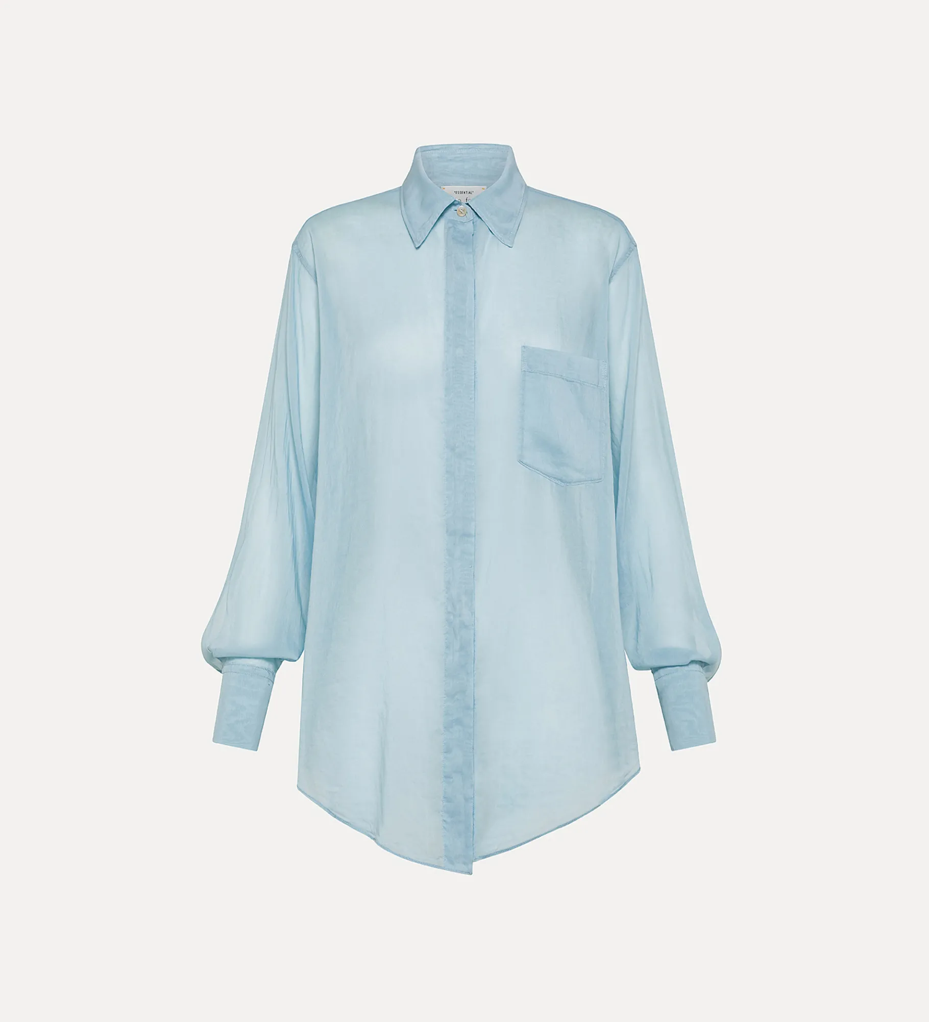 forte_forte Chemises^chemise oversize en voile nuage
