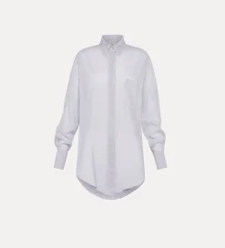 forte_forte Chemises^chemise oversize essential en voile lilac