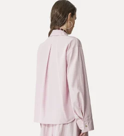 forte_forte Chemises^chemise polo en taffetas oyster